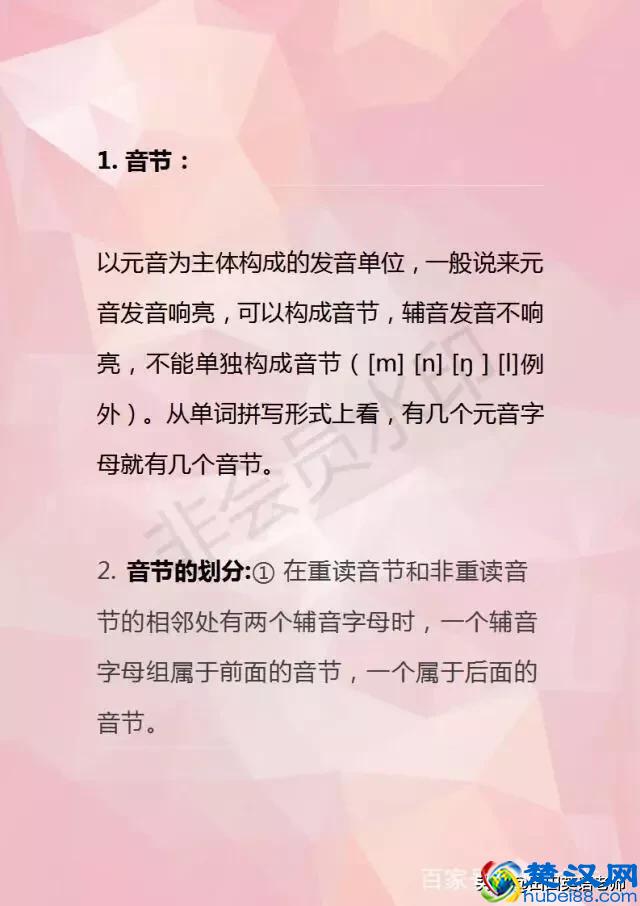 掌握这48个音标发音+音节分类，保证孩子流利说英语！