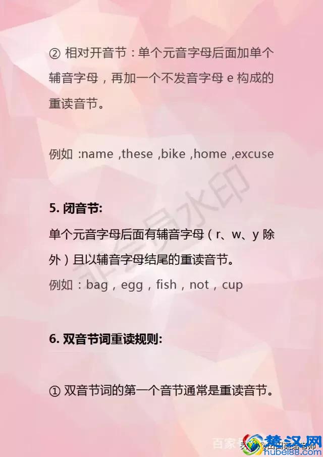 掌握这48个音标发音+音节分类，保证孩子流利说英语！