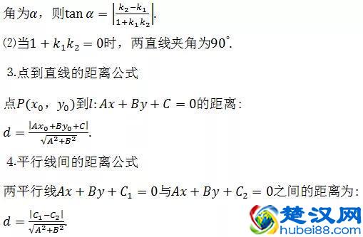 公式大全！初中数学几何公式+高中数学所有公式大总结