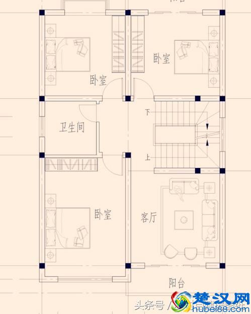 7款三层农村自建房设计，4款带堂屋，3款造价不超过30万