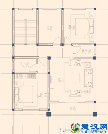 7款三层农村自建房设计，4款带堂屋，3款造价不超过30万