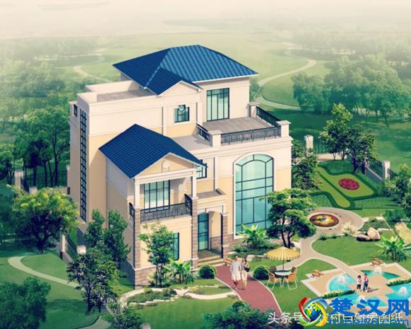 7款三层农村自建房设计，4款带堂屋，3款造价不超过30万