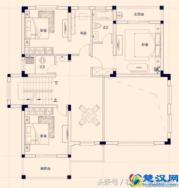 7款三层农村自建房设计，4款带堂屋，3款造价不超过30万
