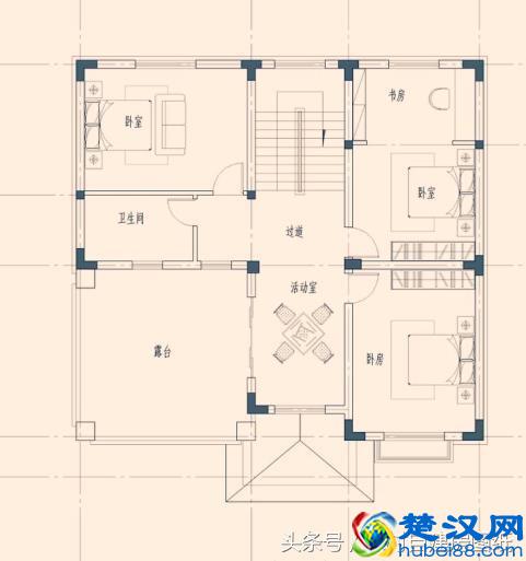 7款三层农村自建房设计，4款带堂屋，3款造价不超过30万