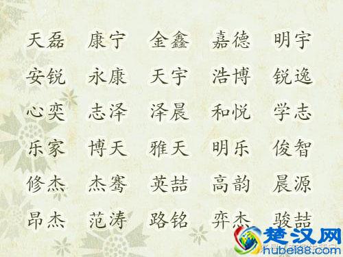 女孩名字大方文静，男孩名字帅气涵养，宝宝起名的不要错过啦！