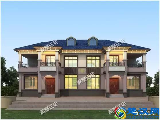 20套双拼别墅合集，兄弟这样建房，准没错！