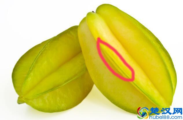杨桃的正确吃法图解 可以连皮一起吃哦