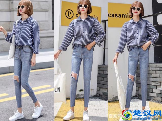 今年很流行的4条“九分牛仔裤”，搭配对的上衣才更美！