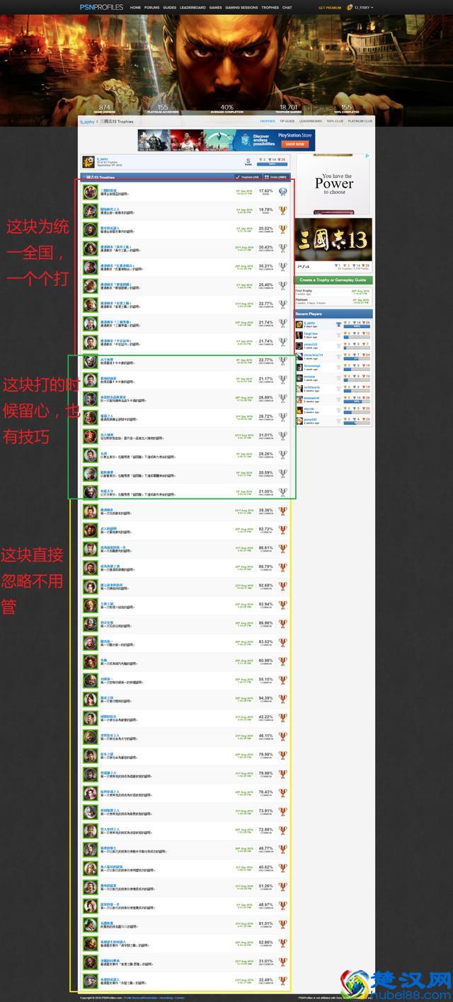 PS4 三国志13 白金攻略