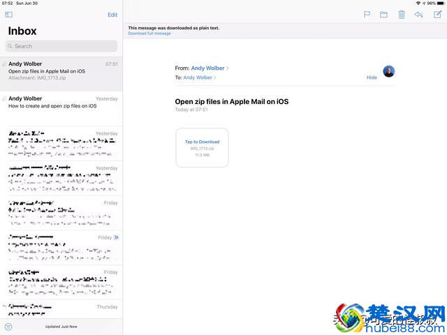 如何在iPad或iPhone上打开Zip文件