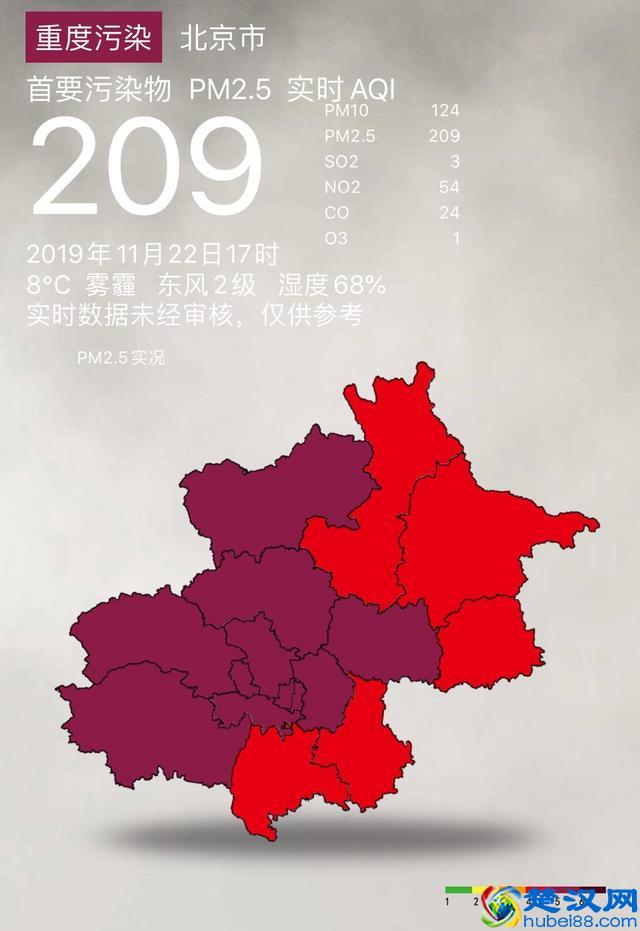 北京重污染将持续至明日上午