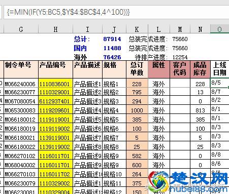Excel 如何设计一份月度生产计划表