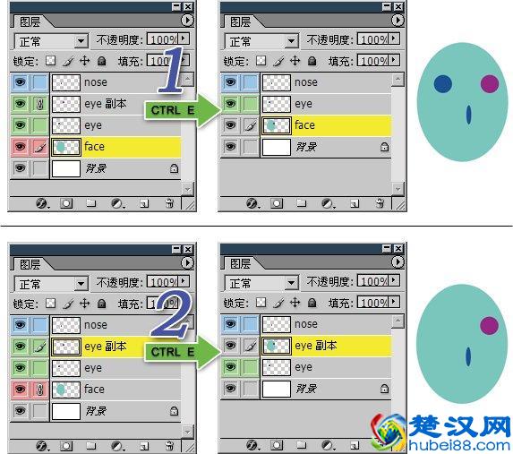 PS合并图层「Photoshop工具操作小技巧分享」