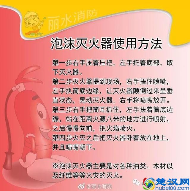 灭火器的使用方法