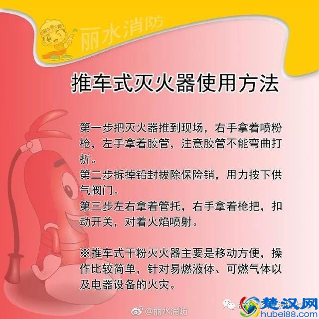 灭火器的使用方法