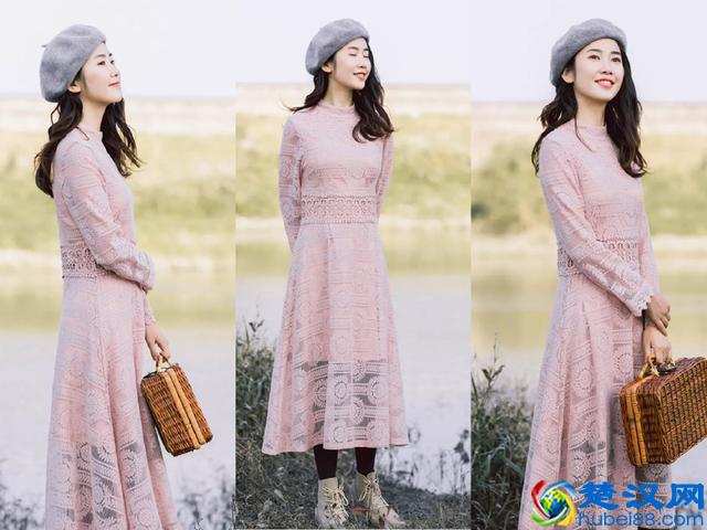 今年流行的蕾丝仙女裙，搭配对的鞋子，造型好看太多了！