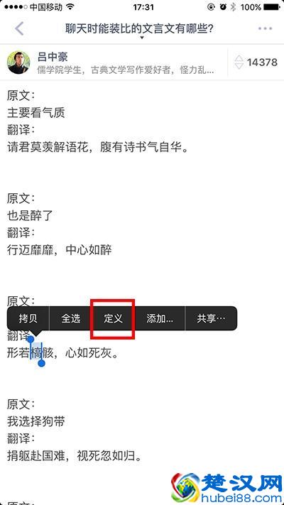 使用iPhone内置词典的正确姿势