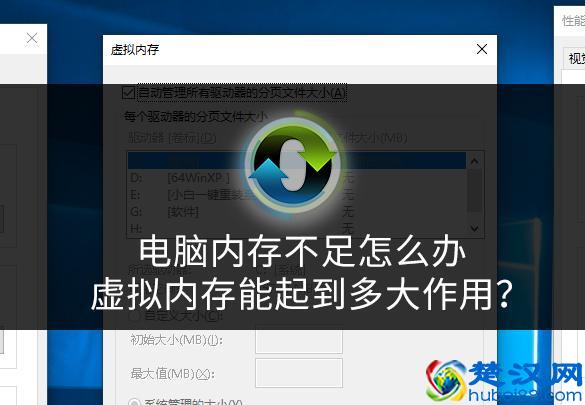电脑内存不足怎么办，虚拟内存能起到多大作用