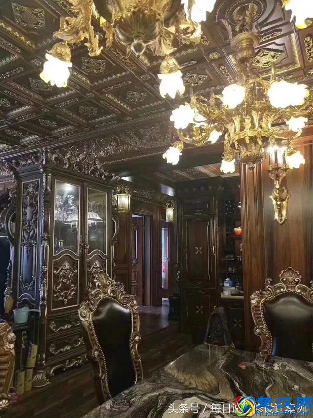 大姨妈装修的巴洛克风格新房,像宫廷一样富丽堂皇,忍不住晒晒!