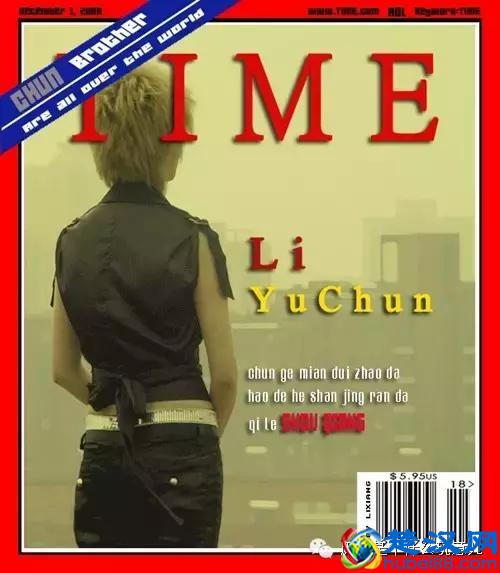 美国时代周刊上的中国名星