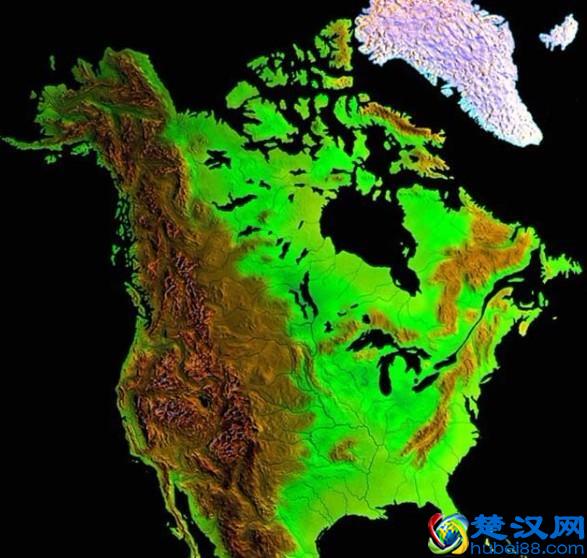 美国气候或地形地势