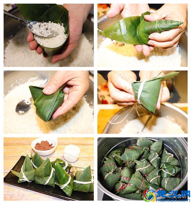 教你粽子的3种做法，简单易学，不夹生，不漏米，比买的好吃