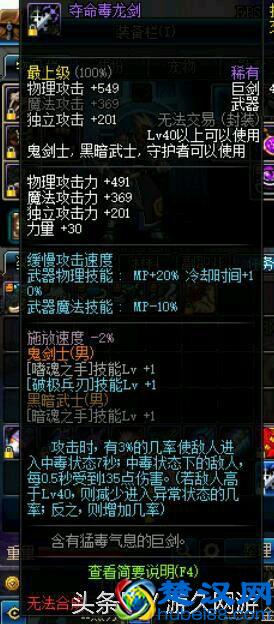 DNF那几件永远带锁却不用的装备 那都是回忆！