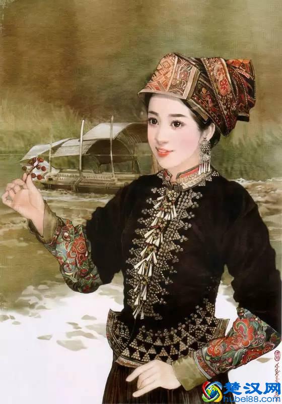 56个民族，56朵花——中华各民族人物画欣赏