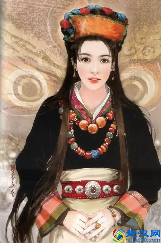 56个民族，56朵花——中华各民族人物画欣赏