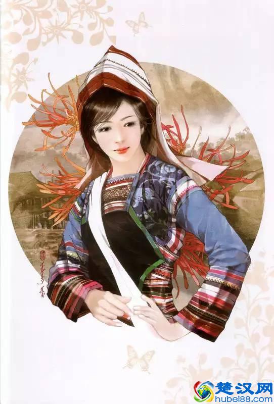 56个民族，56朵花——中华各民族人物画欣赏