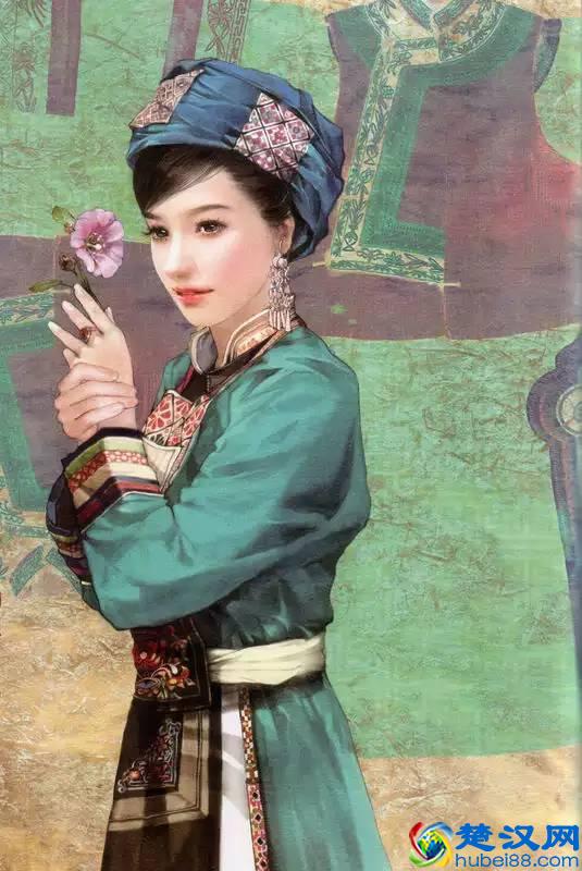 56个民族，56朵花——中华各民族人物画欣赏