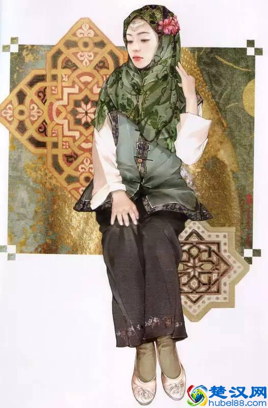 56个民族，56朵花——中华各民族人物画欣赏