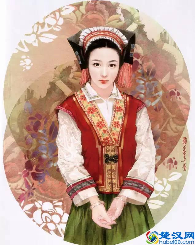 56个民族，56朵花——中华各民族人物画欣赏