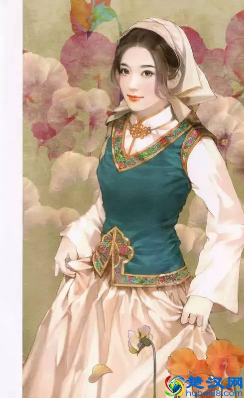 56个民族，56朵花——中华各民族人物画欣赏