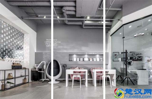 案例赏析丨希妍美肤中心设计——像家一样舒适的美容院
