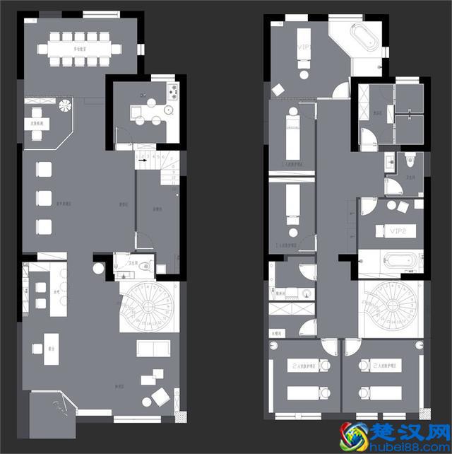 案例赏析丨希妍美肤中心设计——像家一样舒适的美容院