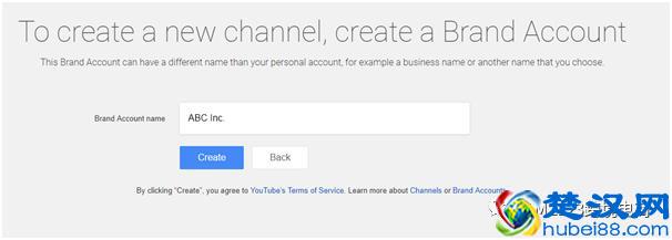 如何创建一个YouTube企业账号？