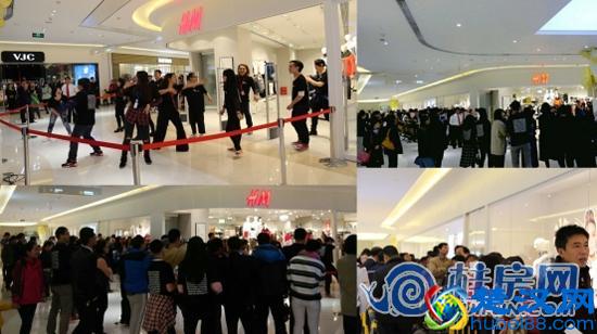 花生唐购物中心又添一巨头 H&M桂林首家店盛大开业