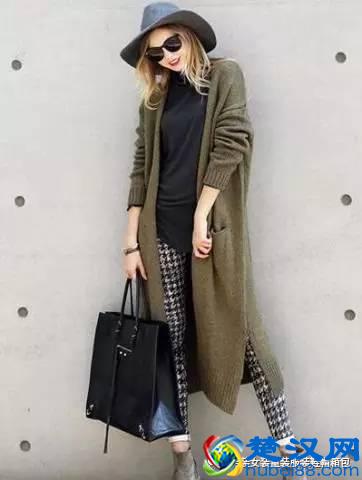 中长款开衫搭配技巧 中长款开衫时尚混穿