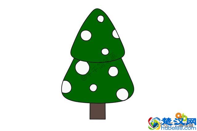 教你3分钟画出10种漂亮的圣诞树，儿童益智简笔画！