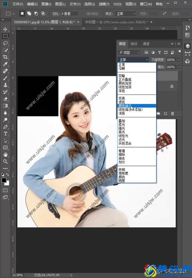 照片上水印太多，如何用PS快速去除？