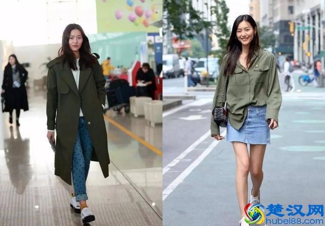 绿色上衣怎么搭配下装？学会这三招，美过唐嫣！