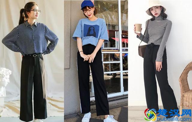 150小个子女生的日常穿衣搭配，阔腿裤搭配短袖显高又显瘦