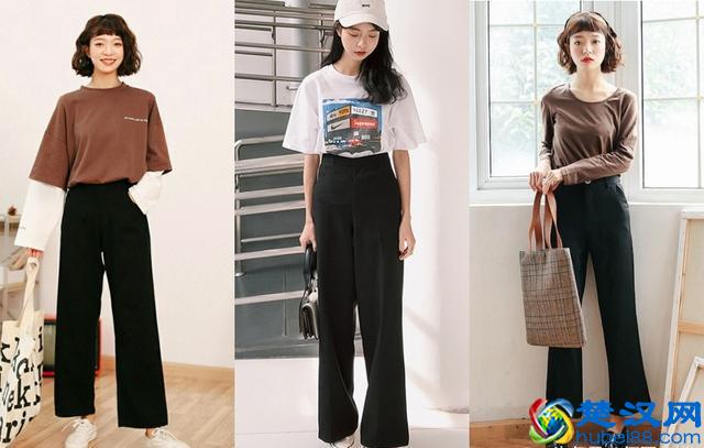 150小个子女生的日常穿衣搭配，阔腿裤搭配短袖显高又显瘦