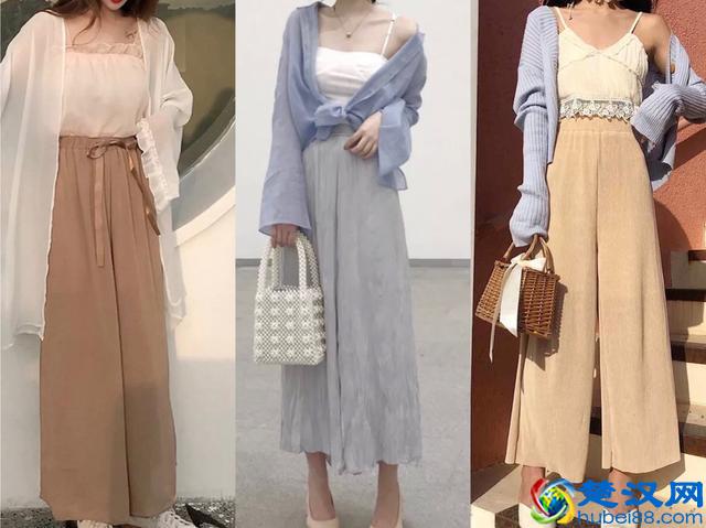 150小个子女生的日常穿衣搭配，阔腿裤搭配短袖显高又显瘦