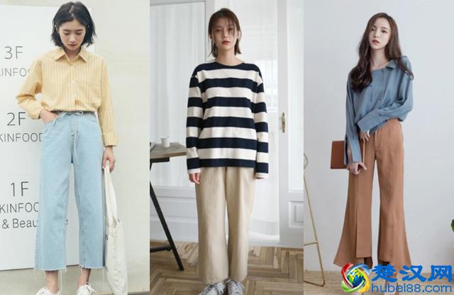 150小个子女生的日常穿衣搭配，阔腿裤搭配短袖显高又显瘦