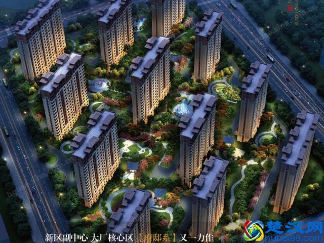 南京恒大翡翠华庭小高层，高层五居价格约332-736万元/套在售