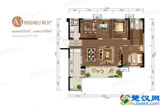 你看过万科翡翠公园1-12A1户型标准层样板间了吗？这才是家最美的样子！