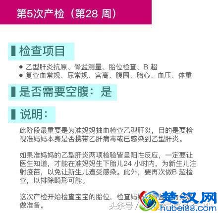 最新最全的孕期12次检查项目和产检时间表，女人一定要看