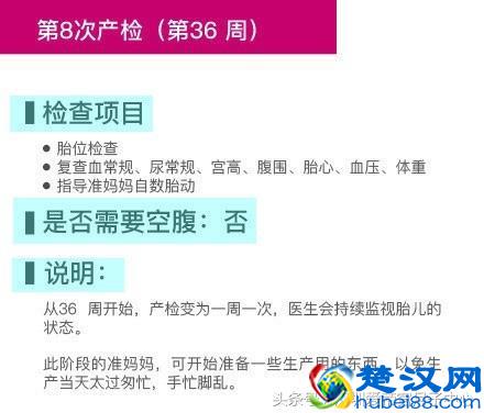 最新最全的孕期12次检查项目和产检时间表，女人一定要看